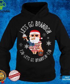 Official Let's Go Brandon Lets Go Brandon Christmas Eve Holiday Santa T Shirt