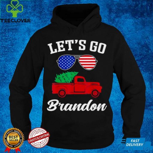 Official Let's Go Brandon Let's Go Brandon Christmas Sunglasses T Shirt hoodie, Sweater