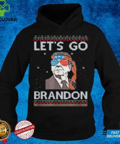 Official Let's Go Brandon Reagan America Christmas Ugly SweatSweater Shirt