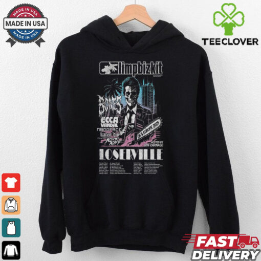 Official Limpbizkit Uk & Europe 2025 Tour Poster shirt