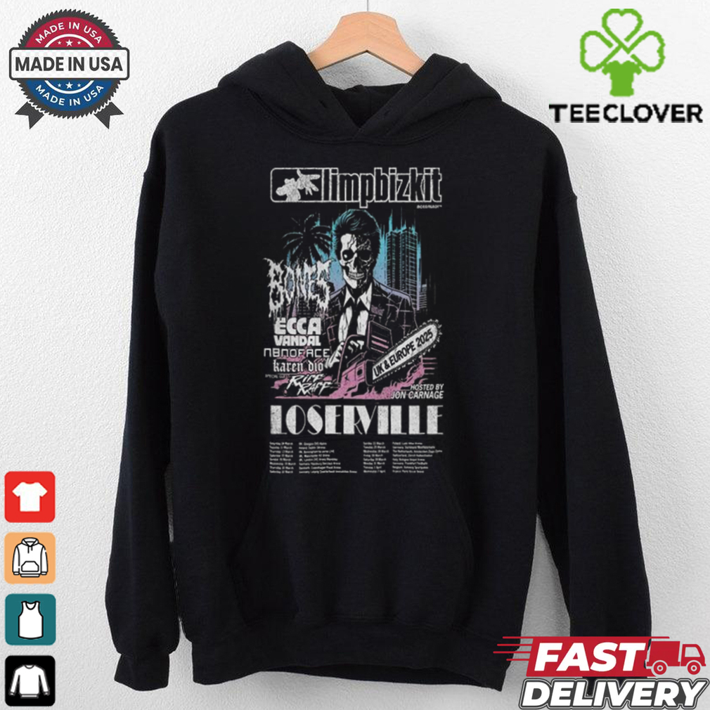 Official Limpbizkit Uk & Europe 2025 Tour Poster shirt Official Limpbizkit Uk & Europe 2025 Tour Poster shirt