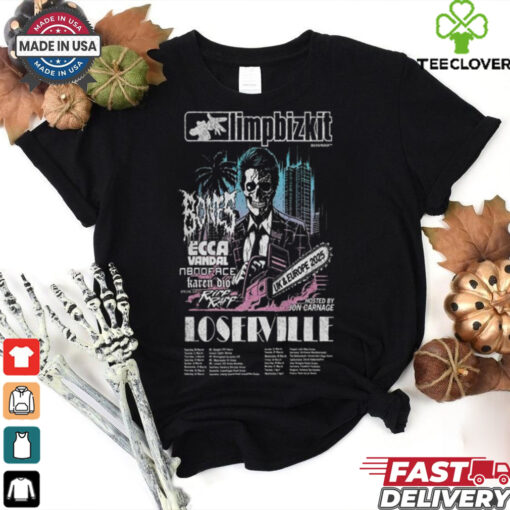Official Limpbizkit Uk & Europe 2025 Tour Poster shirt