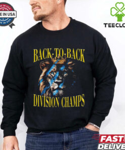 Official Lions Back To Back Division Champs T Shirts
