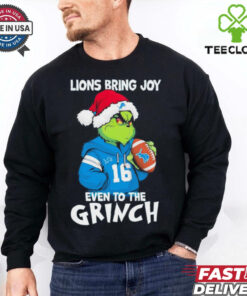 Official Lions Bring Joy Even To The Grinch shirt