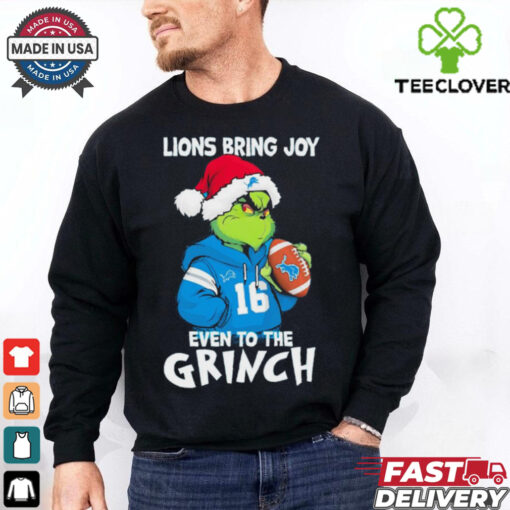 Official Lions Bring Joy Even To The Grinch shirt