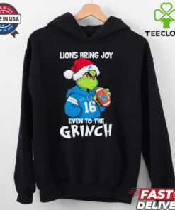 Official Lions Bring Joy Even To The Grinch shirt