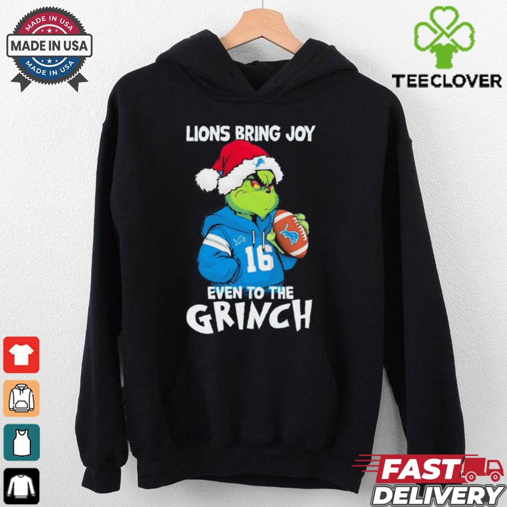 Official Lions Bring Joy Even To The Grinch shirt Official Lions Bring Joy Even To The Grinch shirt