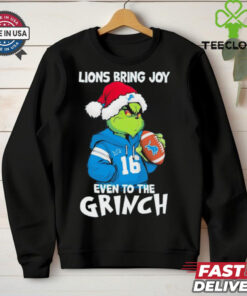 Official Lions Bring Joy Even To The Grinch shirt