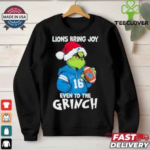 Official Lions Bring Joy Even To The Grinch shirt