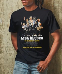 Official Lisa Bluder 24 Seasons at Eagles Thank You For The Memories Signature Shirt