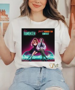 Official Lisa Frankenstein Broke Horror Fan Contest Neon T shirt