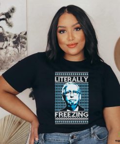 Official Literally Freezing Mcconnell Senator Ugly Christmas T Shirt