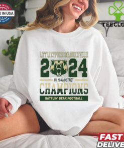 Official Little Cypress Mauriceville 2024 Uil 10 4A District Champions Battlin’ Bear Football Shirt