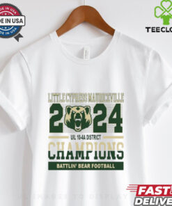 Official Little Cypress Mauriceville 2024 Uil 10 4A District Champions Battlin’ Bear Football Shirt