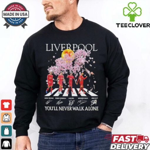 Official Liverpool – You ll Never Walk Alone Signature Unisex T shirts