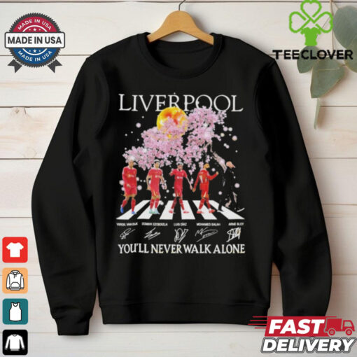 Official Liverpool – You ll Never Walk Alone Signature Unisex T shirts