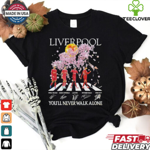 Official Liverpool – You ll Never Walk Alone Signature Unisex T shirts