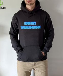 Official Lizzyhowlter Good Tits Terrible Iuence Shirt