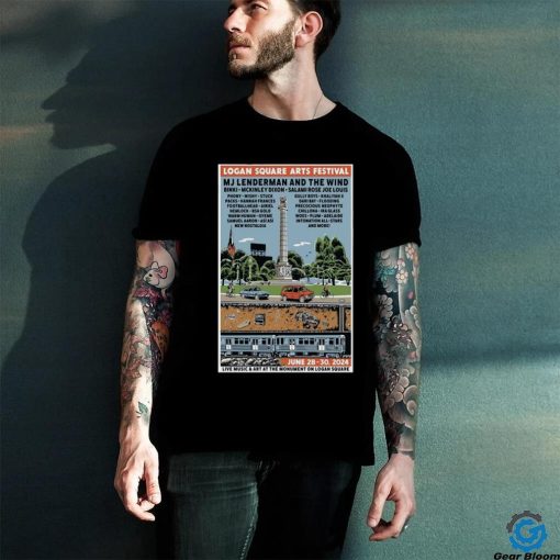 Official Logan Square Arts Festival June 28 30 2024 Chicago Poster Shirt