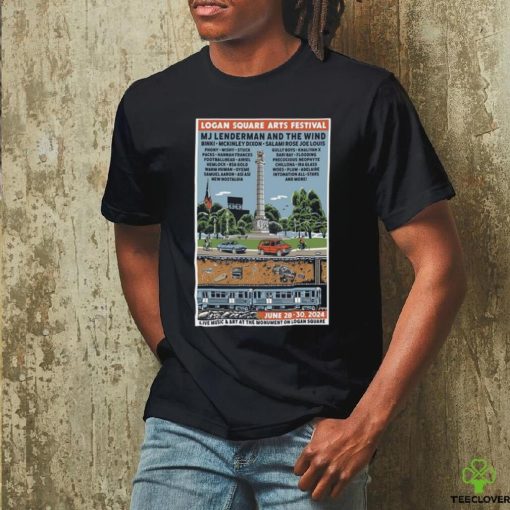 Official Logan Square Arts Festival June 28 30 2024 Chicago Poster Shirt