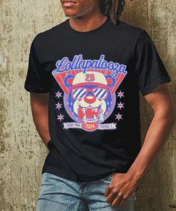 Official Lollapalooza Baseball August 1 4 2024 Grant Park Chiacago IL Concert shirt