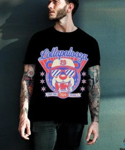 Official Lollapalooza Baseball August 1 4 2024 Grant Park Chiacago IL Concert shirt