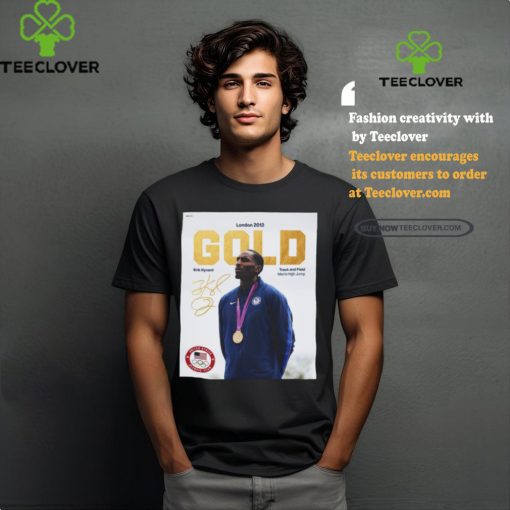 Official London 2012 Erik Kynard Gold Medal Track And Field Men’s High Jump Olympic Team Signature Poster t shirt