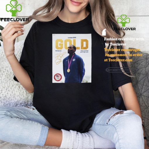 Official London 2012 Erik Kynard Gold Medal Track And Field Men’s High Jump Olympic Team Signature Poster t shirt