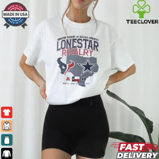 Official Lonestar Rivalry Texans vs Cowboys 2024 Game Matchup Shirt