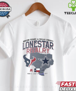 Official Lonestar Rivalry Texans vs Cowboys 2024 Game Matchup Shirt