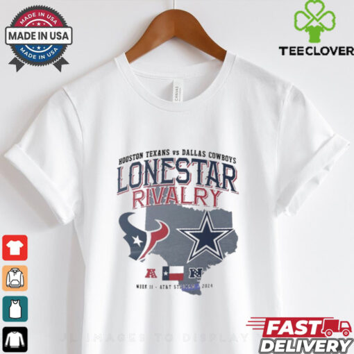 Official Lonestar Rivalry Texans vs Cowboys 2024 Game Matchup Shirt
