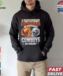 Official Longhorns On Saturday Cowboys On Sunday Shirt