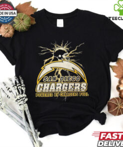 Official Los Angeles Chargers Power By Chargers Fuel Vintage Graphic t shirt