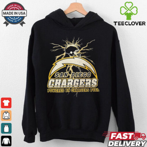 Official Los Angeles Chargers Power By Chargers Fuel Vintage Graphic t shirt