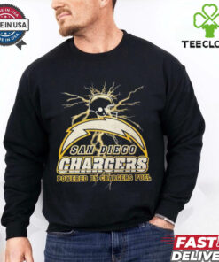 Official Los Angeles Chargers Power By Chargers Fuel Vintage Graphic t shirt