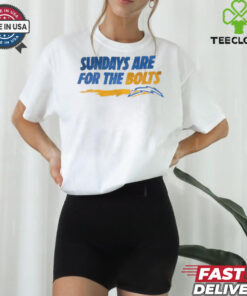 Official Los Angeles Chargers Sundays Are For The Bolts t shirt