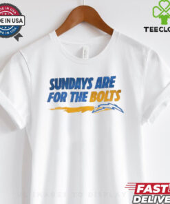 Official Los Angeles Chargers Sundays Are For The Bolts t shirt