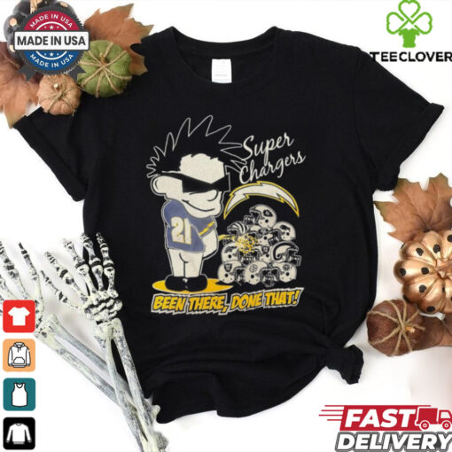 Official Los Angeles Chargers Super Charger Been There Done That Vintage Graphic t shirt