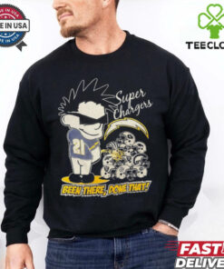 Official Los Angeles Chargers Super Charger Been There Done That Vintage Graphic t shirt