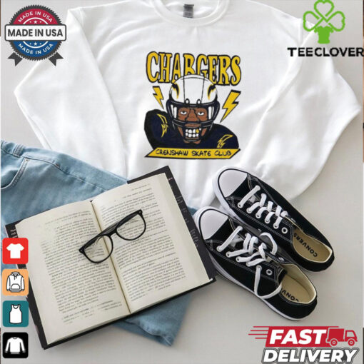 Official Los Angeles Chargers X Crenshaw Skate Club Cartoon t shirt