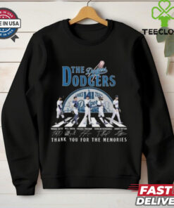 Official Los Angeles Dodgers 141th Anniversary 1883 2024 Thank You For The Memories Walking Signatures T hoodie, sweater, longsleeve, shirt v-neck, t-shirt