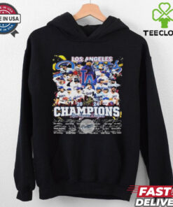 Official Los Angeles Dodgers 2024 Champions Forever Memories Signatures Shirt