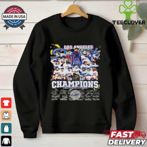 Official Los Angeles Dodgers 2024 Champions Forever Memories Signatures Shirt