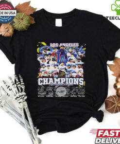 Official Los Angeles Dodgers 2024 Champions Forever Memories Signatures Shirt