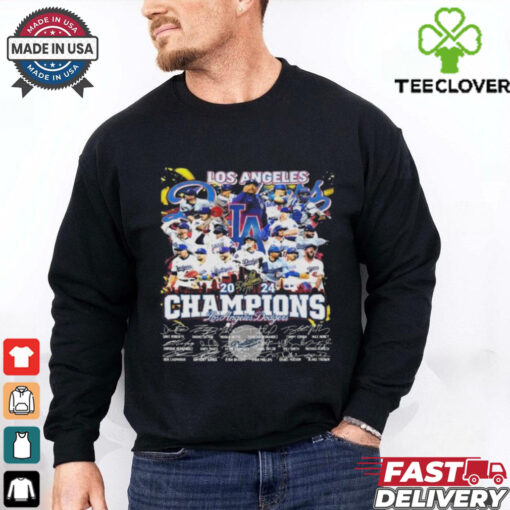 Official Los Angeles Dodgers 2024 Champions Forever Memories Signatures Shirt
