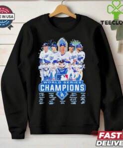 Official Los Angeles Dodgers 2024 MLB Champions Celebrate The Win In Style Signatures Shirt