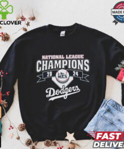 Official Los Angeles Dodgers 2024 National League Champions Franklin T Shirt