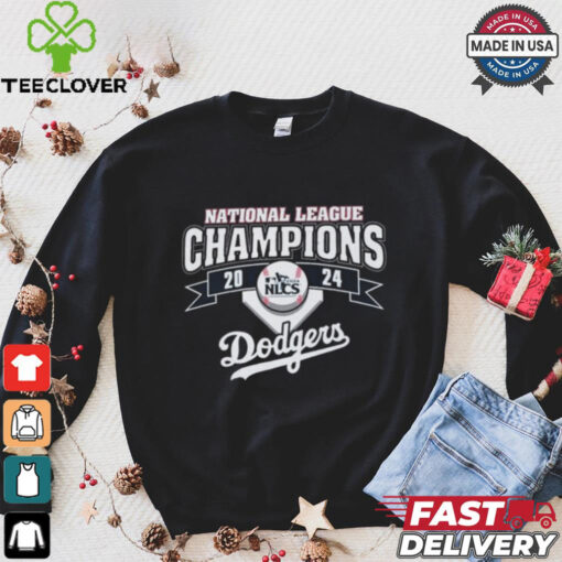 Official Los Angeles Dodgers 2024 National League Champions Franklin T Shirt