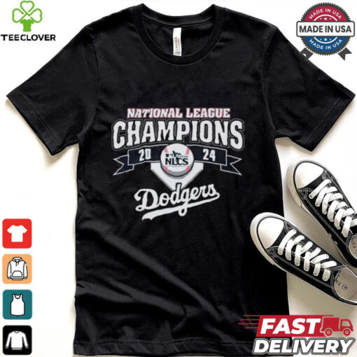 Official Los Angeles Dodgers 2024 National League Champions Franklin T Shirt