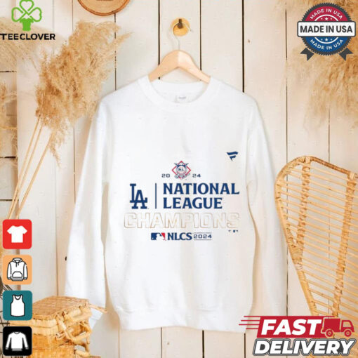 Official Los Angeles Dodgers 2024 National League Champions Locker Room T Shirt